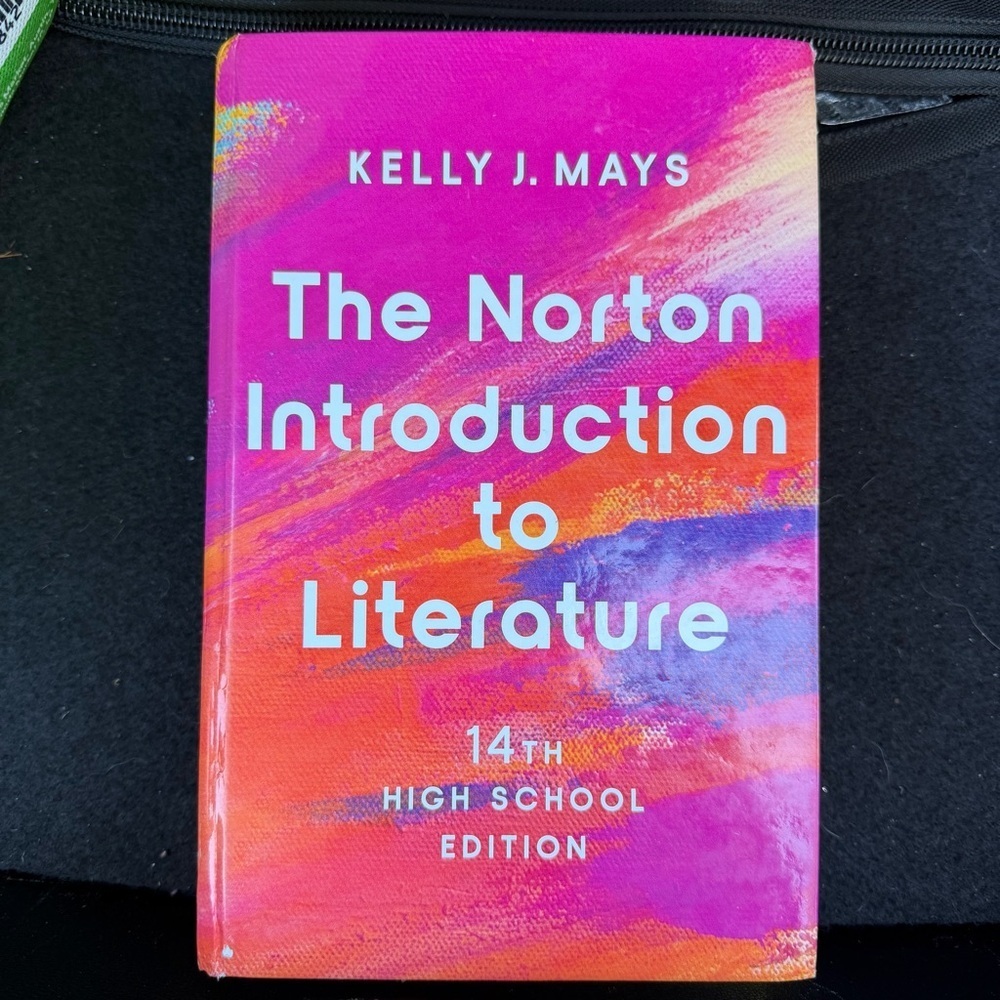 The Norton Introduction to Literature 14th High School Edition Text Book Teens